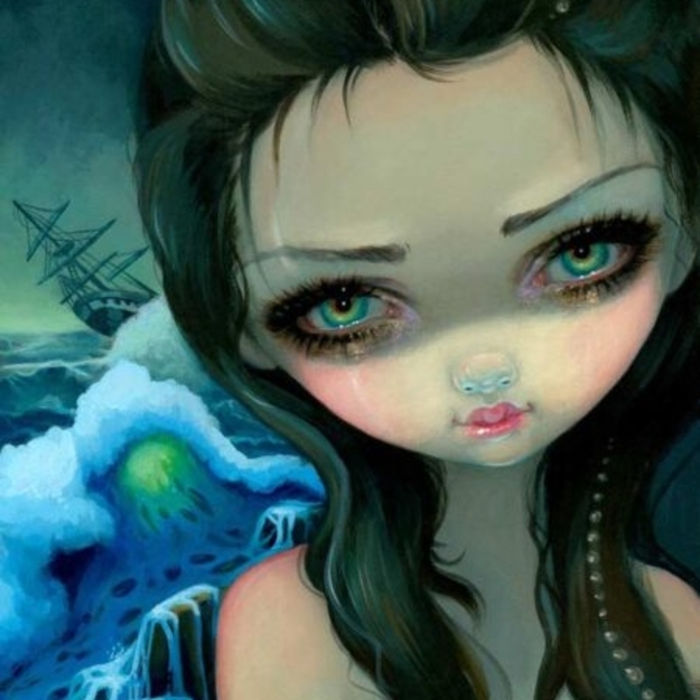 Autographed Shipwreck Siren poster by Jasmin Becket-Griffith